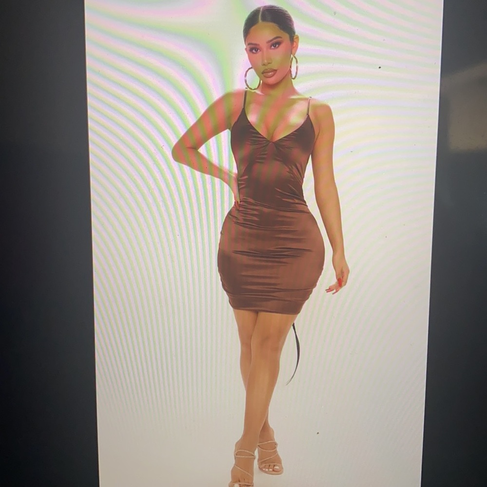 Mini Satin Dress